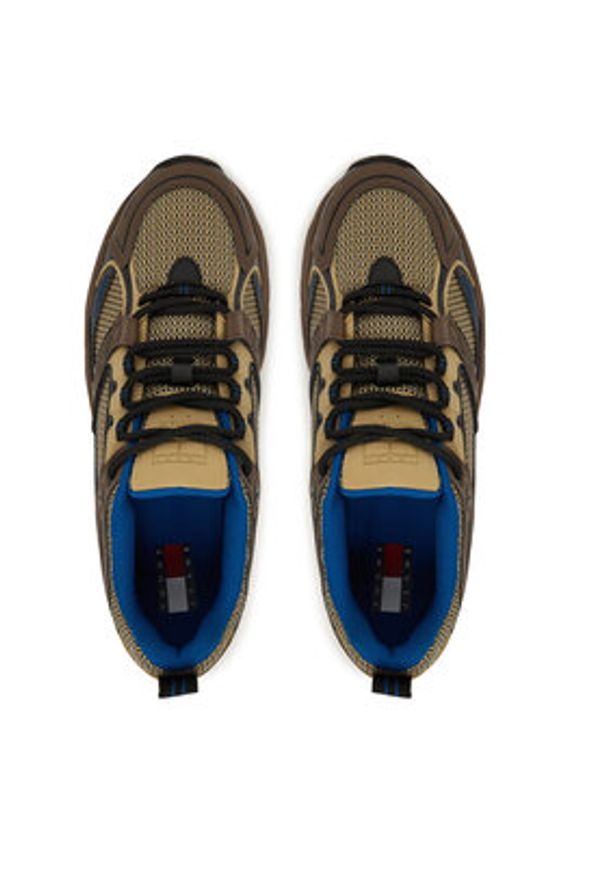 Tommy Jeans Sneakersy Archive '97 EM0EM01624 Brązowy. Kolor: brązowy. Materiał: materiał