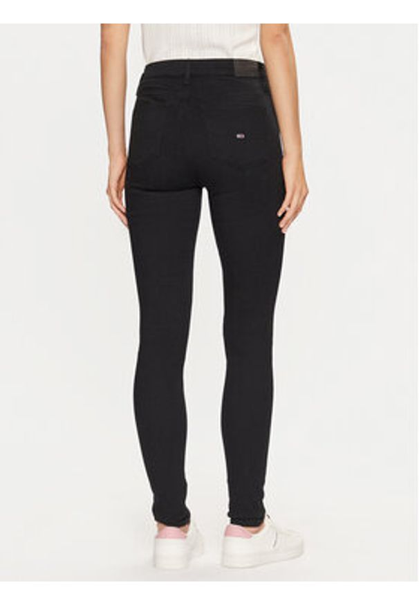 Tommy Jeans Jeansy Nora DW0DW19935 Czarny Skinny Fit. Kolor: czarny