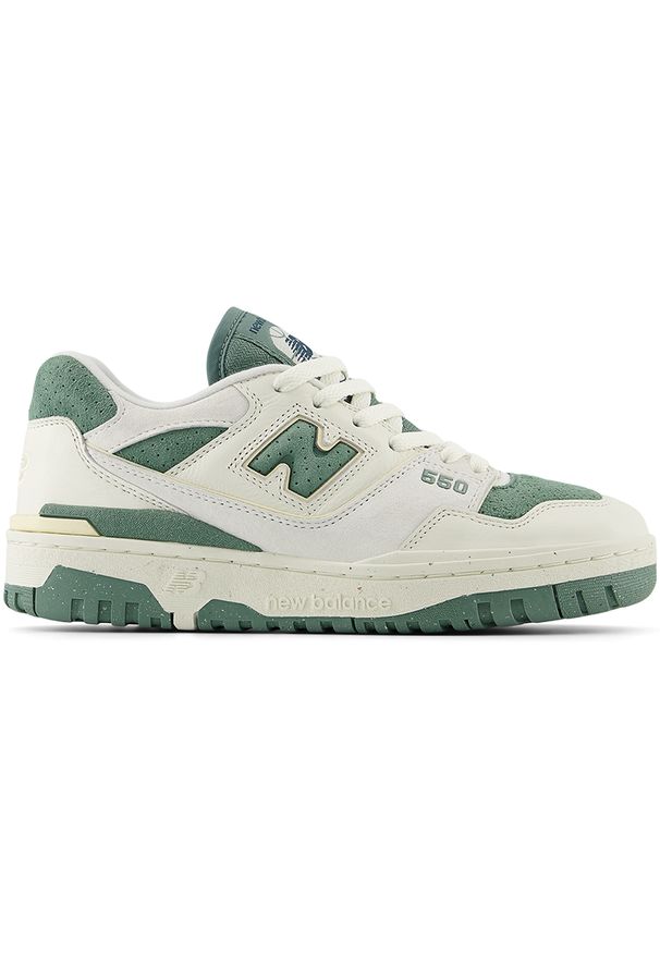 Buty damskie New Balance BBW550PE – beżowe. Kolor: beżowy. Materiał: skóra, syntetyk, materiał. Szerokość cholewki: normalna