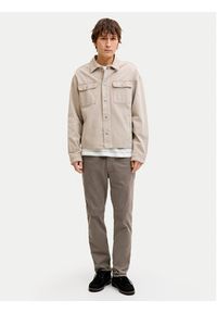 Jack & Jones Spodnie materiałowe Clark Finn 12293328 Brązowy Regular Fit. Kolor: brązowy. Materiał: bawełna #4