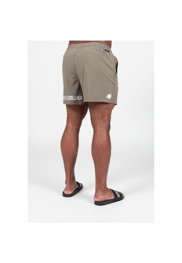 GORILLA WEAR - Szorty kąpielowe Gorilla Wear Otis. Kolor: zielony