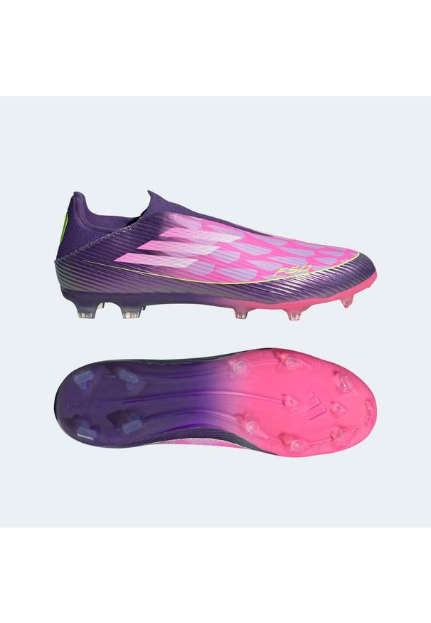 Adidas - Buty piłkarskie ADIDAS F50 Yamal League Laceless FG/MG. Materiał: syntetyk. Szerokość cholewki: normalna. Wzór: nadruk. Sport: piłka nożna