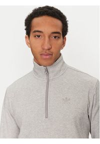 Adidas - adidas Bluza Trefoil Essentials Waffle JD2447 Szary Regular Fit. Kolor: szary. Materiał: syntetyk, bawełna #2