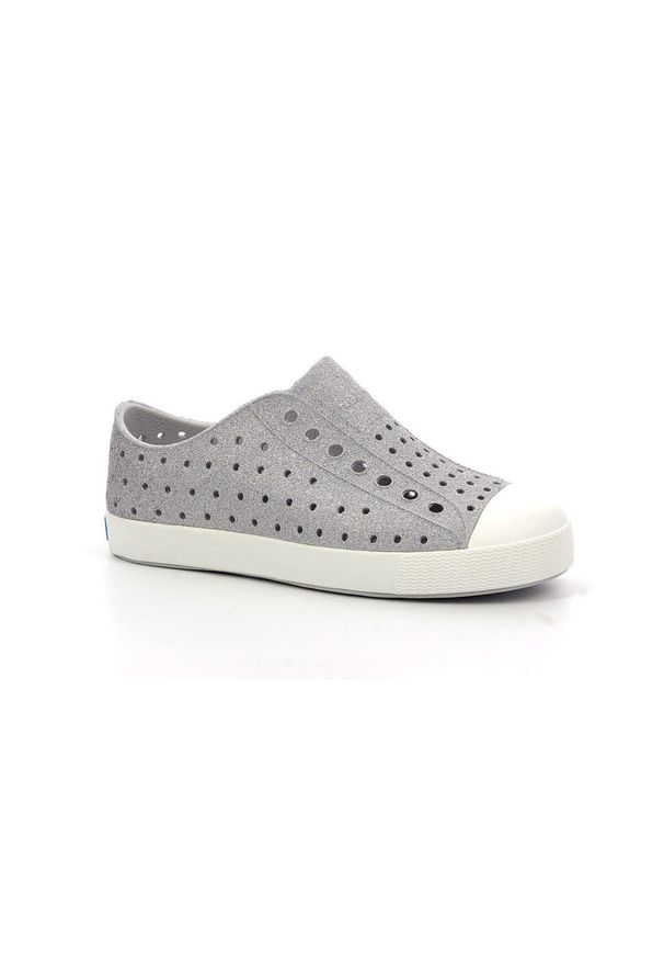 Native Shoes - Buty miejskie dziecięce NATIVE JEFFERSON BLING JUNIOR. Kolor: szary. Sport: turystyka piesza
