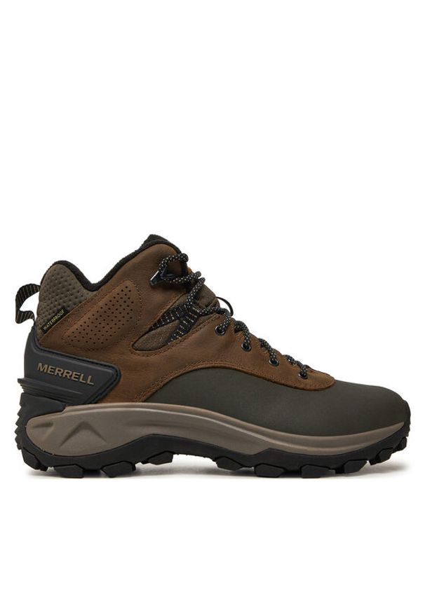 Merrell Trekkingi Thermo Kiruna 2 Mid Wp J037241 Brązowy. Kolor: brązowy. Materiał: zamsz, skóra. Sport: turystyka piesza