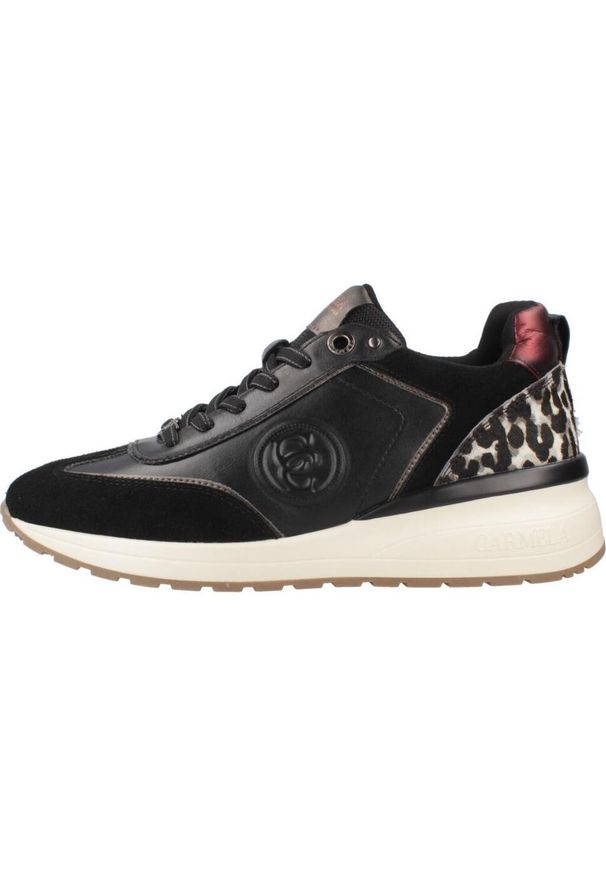 Carmela - Buty CARMELA 162441C Nadruk zwierzęcy. Kolor: wielokolorowy. Materiał: syntetyk, skóra. Wzór: motyw zwierzęcy, nadruk. Styl: sportowy
