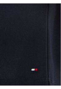 TOMMY HILFIGER - Tommy Hilfiger Sukienka codzienna Global Stripe Punto KG0KG07365 D Granatowy Regular Fit. Okazja: na co dzień. Kolor: niebieski. Materiał: syntetyk. Typ sukienki: proste. Styl: casual #4