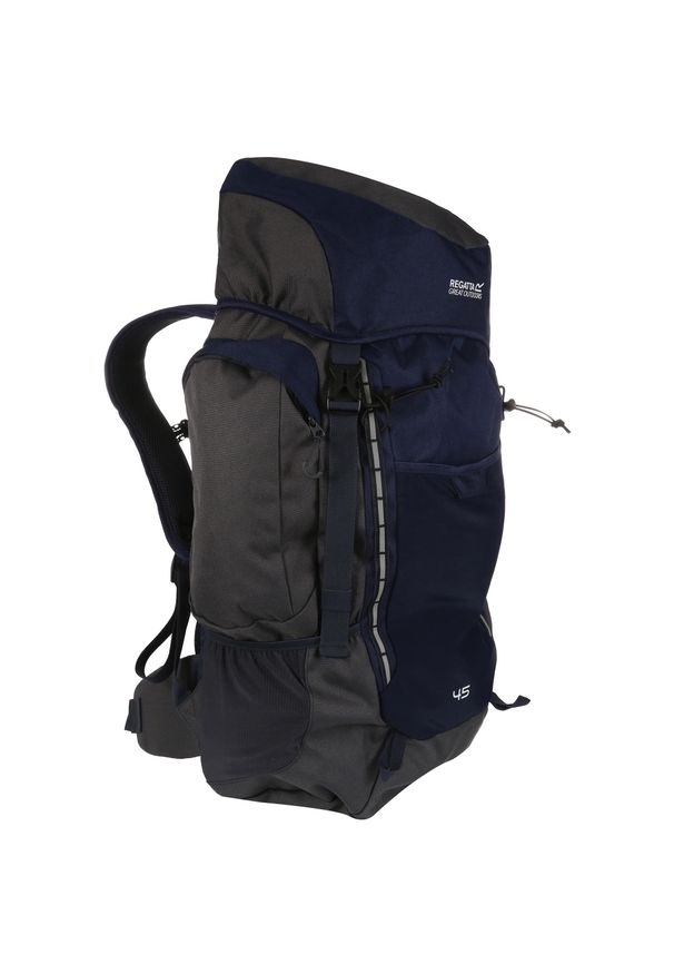 Highton Regatta plecak turystyczny 45L unisex. Kolor: niebieski. Materiał: poliester