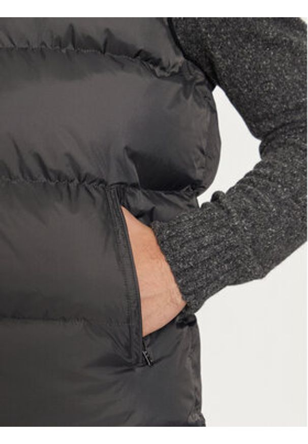 SCHOTT N.Y.C. Bezrękawnik UTAHV Szary Regular Fit. Kolor: szary. Materiał: syntetyk. Długość rękawa: bez rękawów