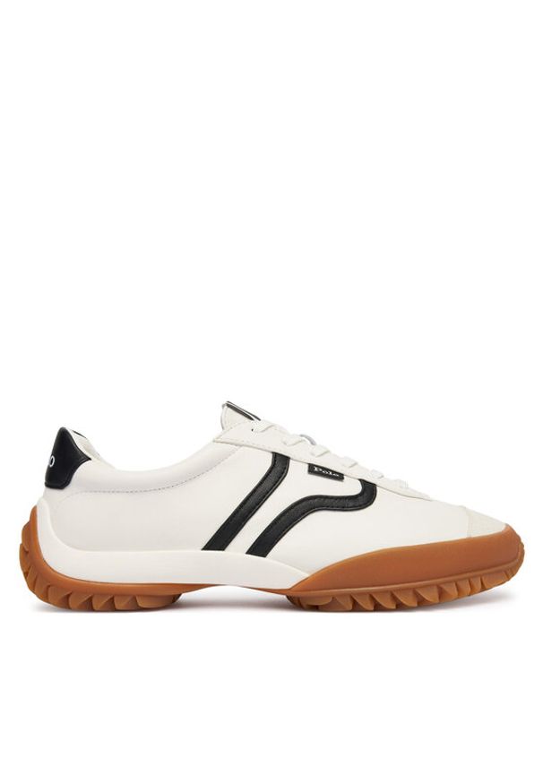 Polo Ralph Lauren Sneakersy 804P04925001 Écru. Kolor: kremowy. Materiał: skóra
