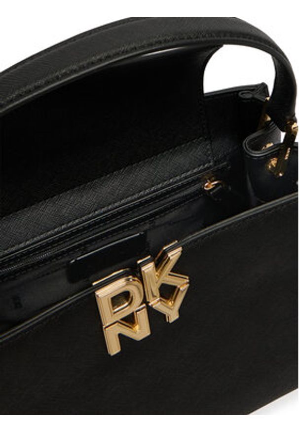 DKNY Torebka Foster R52D1L92 Czarny. Kolor: czarny. Materiał: skórzane