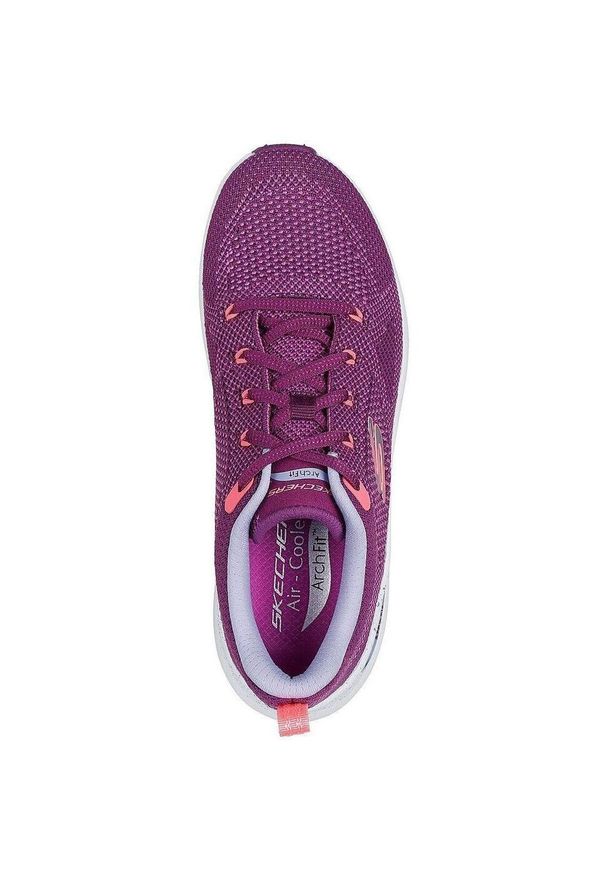 skechers - Adidasy Skechers Arch Fit 2.0-fast Pa, Kobiety. Kolor: fioletowy. Materiał: materiał