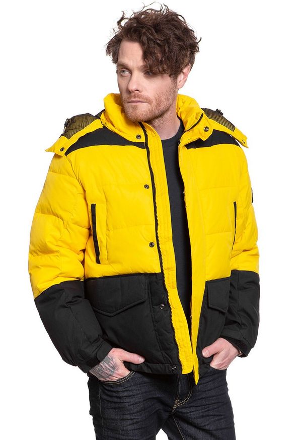 Lee - LEE MID PUFFER JACKET LEMON ZEST L87YUNMM