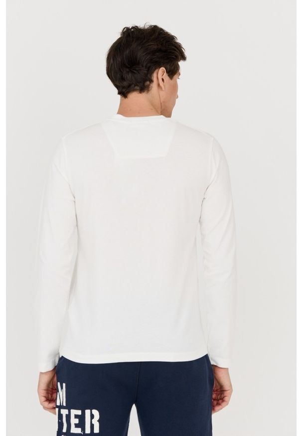 Aeronautica Militare - AERONAUTICA MILITARE Longsleeve biały męski, Rozmiar M. Kolor: biały. Długość rękawa: długi rękaw. Długość: długie