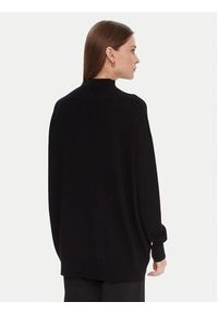 Kontatto Sweter 3M0822C Czarny Relaxed Fit. Kolor: czarny. Materiał: syntetyk #3