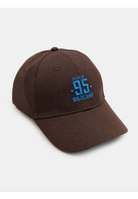 Sinsay - Bawełniana czapka z daszkiem - brązowy. Kolor: brązowy. Materiał: bawełna #1