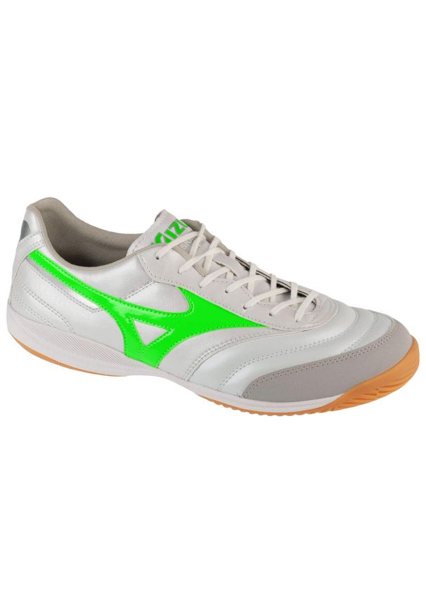 Mizuno - Buty halowe do piłki nożnej męskie, Morelia Sala Pro IN. Kolor: biały