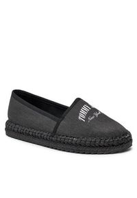 Tommy Jeans Espadryle Tjw Varsity Espadrille EN0EN02470 Czarny. Kolor: czarny. Materiał: materiał #5