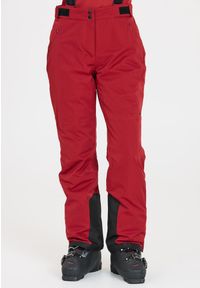 Spodnie narciarskie dla kobiet Whistler Yarra W-Pro 15000. Kolor: czerwony. Sezon: zima. Sport: narciarstwo