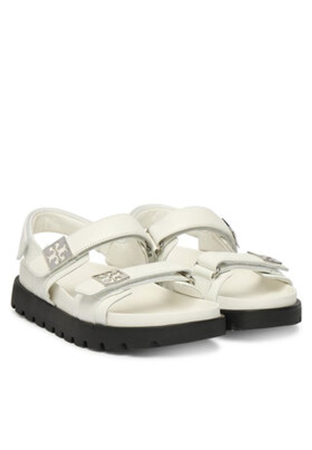 Tory Burch Sandały Mellow Sport 179591 Biały. Kolor: biały. Materiał: skóra. Styl: sportowy