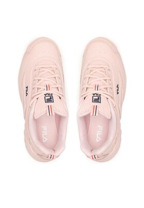 Fila Sneakersy Distorter FFW0148_40009 Różowy. Kolor: różowy. Materiał: skóra