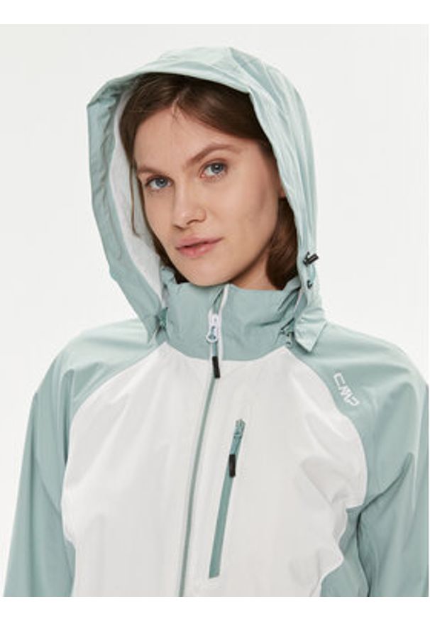 CMP Kurtka przeciwdeszczowa 34Z5116 Biały Regular Fit. Kolor: biały. Materiał: syntetyk