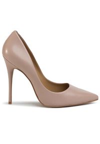 Eva Longoria Szpilki EL-05-01-000017. Kolor: beżowy. Materiał: skóra. Obcas: na szpilce #3
