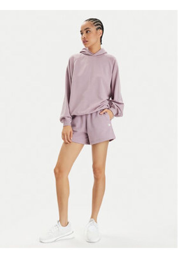 Champion Bluza E10001 Fioletowy Relaxed Fit. Kolor: fioletowy. Materiał: bawełna