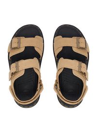 Dr. Martens Sandały Zebzag Sandals DM42689200 Brązowy jasny. Kolor: brązowy. Materiał: zamsz, skóra #5