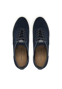 TOMMY HILFIGER - Tommy Hilfiger Tenisówki Hi Vulc Low Oxford Suede FM0FM05401 Granatowy. Kolor: niebieski. Materiał: zamsz, skóra