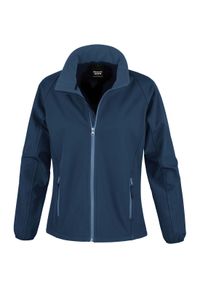 RESULT - Kurtka Result Softshell Femme Printable. Kolor: niebieski. Materiał: softshell #1