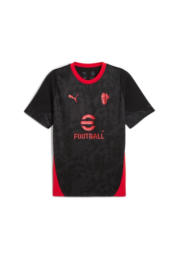 Puma - Koszulka treningowa Milan AC 2025/26. Kolor: czarny. Sport: piłka nożna