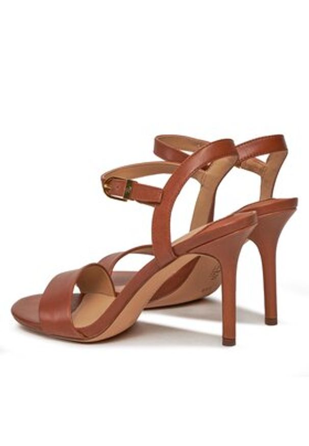 Lauren Ralph Lauren - LAUREN RALPH LAUREN Sandały 802940588002 Brązowy. Kolor: brązowy. Materiał: skóra