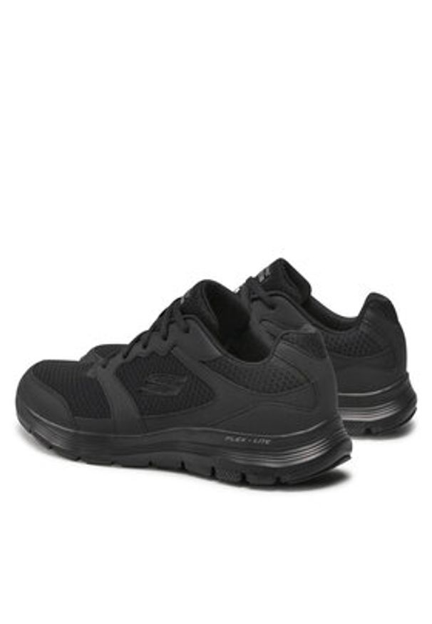 skechers - Skechers Sneakersy Flex Advantage 4.0 232225/BBK Czarny. Kolor: czarny. Materiał: materiał