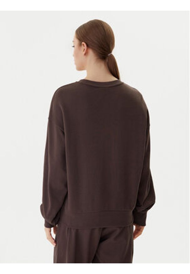 EA7 Emporio Armani Bluza 7W000416 AF12473 U6063 Brązowy Relaxed Fit. Kolor: brązowy. Materiał: bawełna