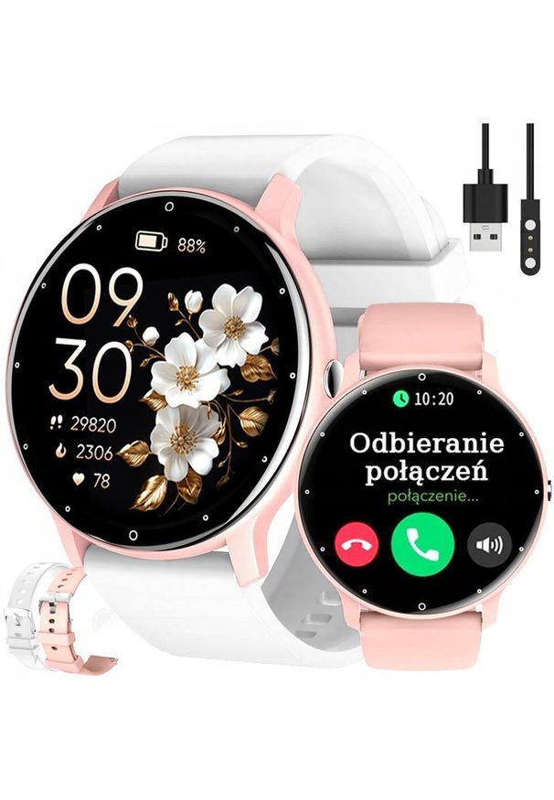 Zegarek SMARTWATCH Rubicon F16PROF 2 paski. Rodzaj zegarka: smartwatch