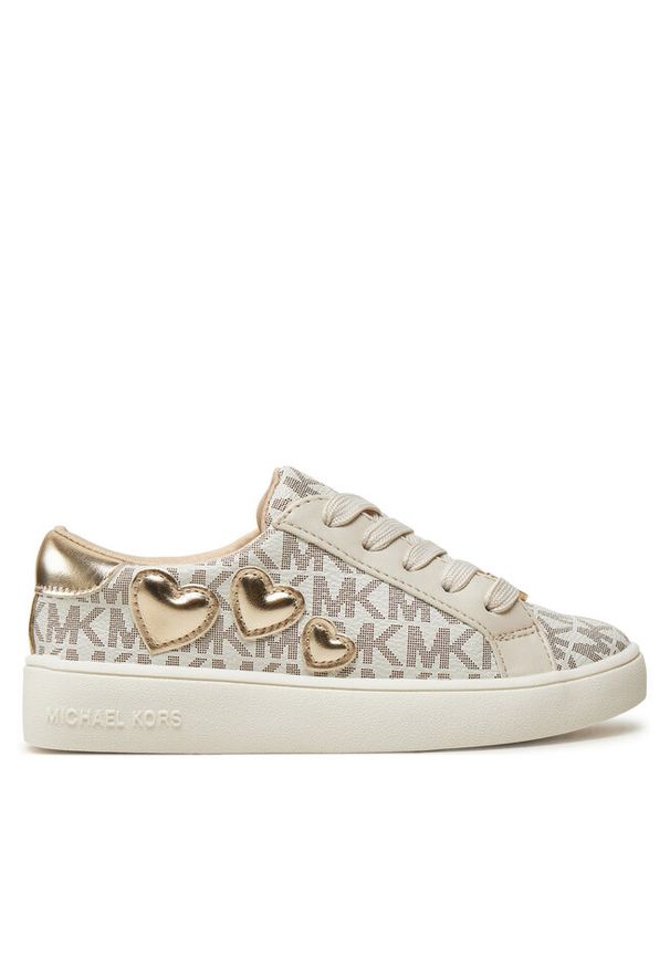 Sneakersy MICHAEL KORS KIDS. Kolor: beżowy