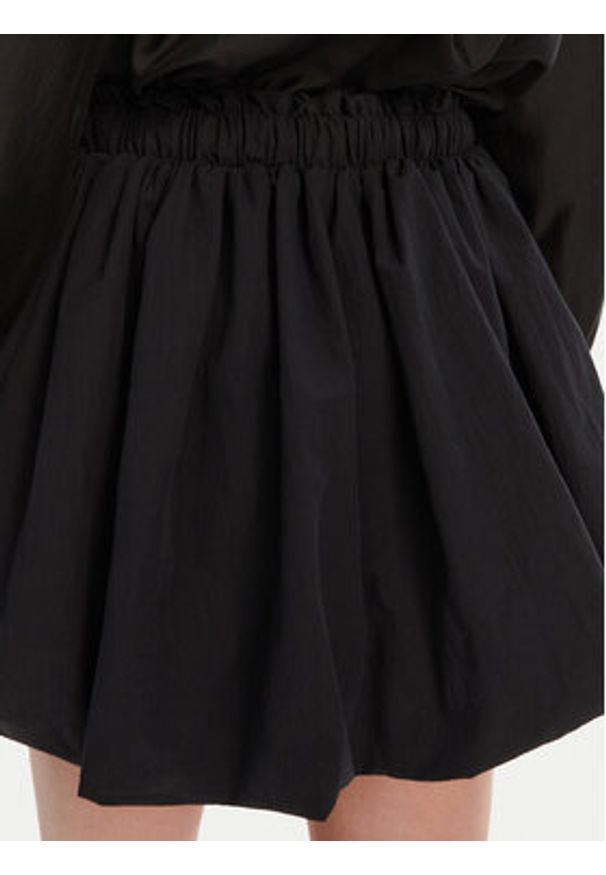 Eleh Spódnica mini ESS250203 Czarny Regular Fit. Kolor: czarny. Materiał: bawełna