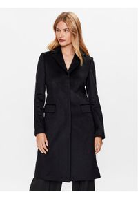 Calvin Klein Płaszcz wełniany K20K205670 Czarny Regular Fit. Kolor: czarny. Materiał: wełna #1