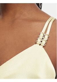 Morgan Top 242-OLAFI Żółty Regular Fit. Kolor: żółty. Materiał: syntetyk #4