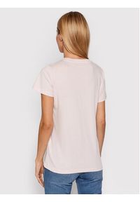 Lee T-Shirt Seasonal Logo L41GYGSU 112140030 Różowy Regular Fit. Kolor: różowy. Materiał: bawełna #3