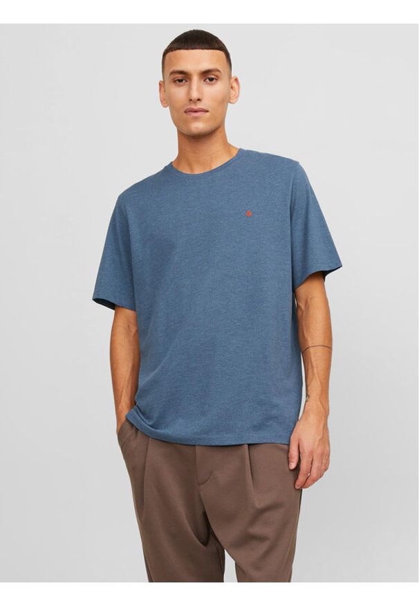 Jack & Jones - Jack&Jones T-Shirt Paulos 12245087 Niebieski Standard Fit. Kolor: niebieski. Materiał: bawełna