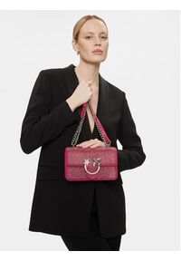 Pinko Torebka Love One Mini Dc AI 23-24 PLTT 100074 A17Z Różowy. Kolor: różowy. Materiał: skórzane #3