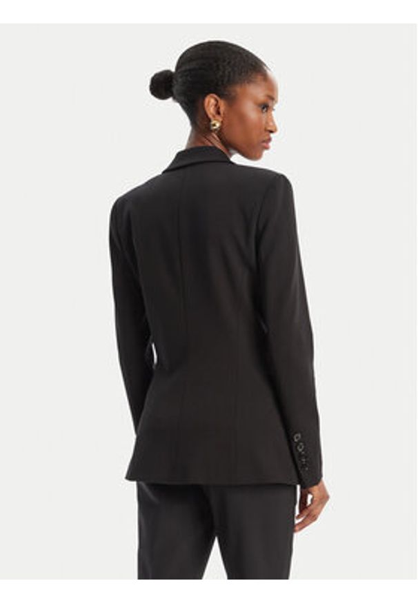 Pinko - PINKO Marynarka 104903 A24C Czarny Regular Fit. Kolor: czarny. Materiał: syntetyk