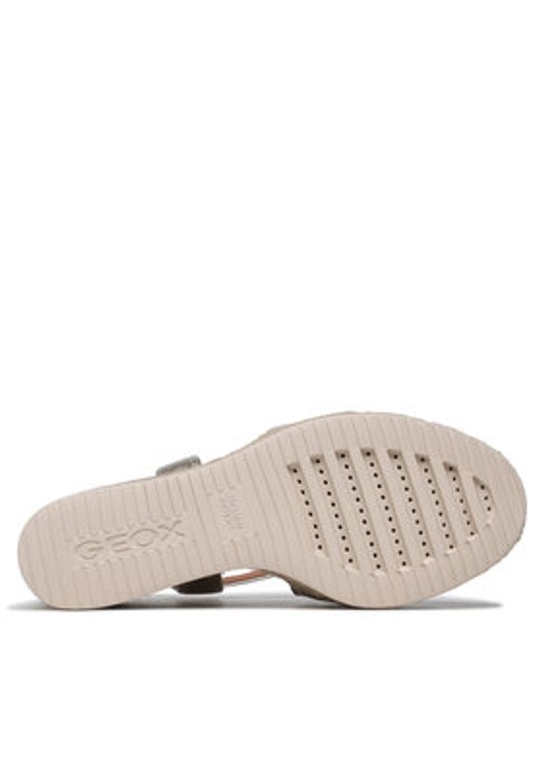 Geox Espadryle D Ponza D35GVC000CFC2012 Złoty. Kolor: złoty. Materiał: skóra