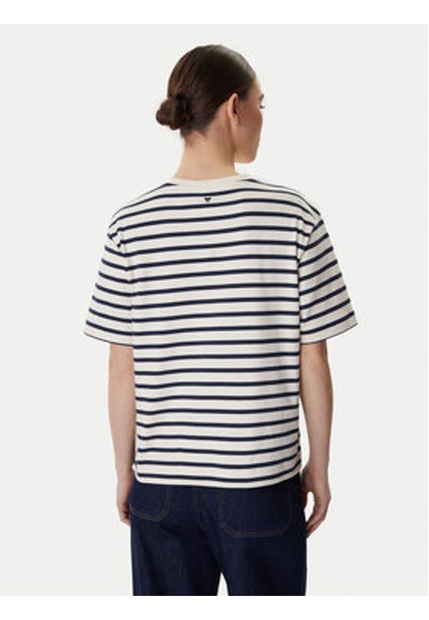 Weekend Max Mara T-Shirt Multid 2615941031 Beżowy Relaxed Fit. Kolor: beżowy. Materiał: bawełna