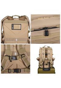 ELITEX TRAINING - Plecak outdoorowy V1 Cream Khaki 45L. Kolor: biały