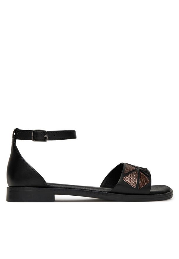 Lasocki Sandały RST-EMIE-01 Czarny. Kolor: czarny. Materiał: skóra