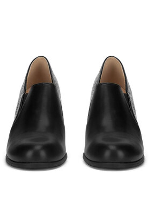 Clara Barson Półbuty WYL3205-1 Czarny. Kolor: czarny. Materiał: skóra