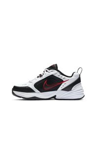 Buty męskie sportowe Nike MONARCH IV. Okazja: na co dzień. Kolor: czarny, biały, wielokolorowy. Materiał: skóra. Sport: fitness